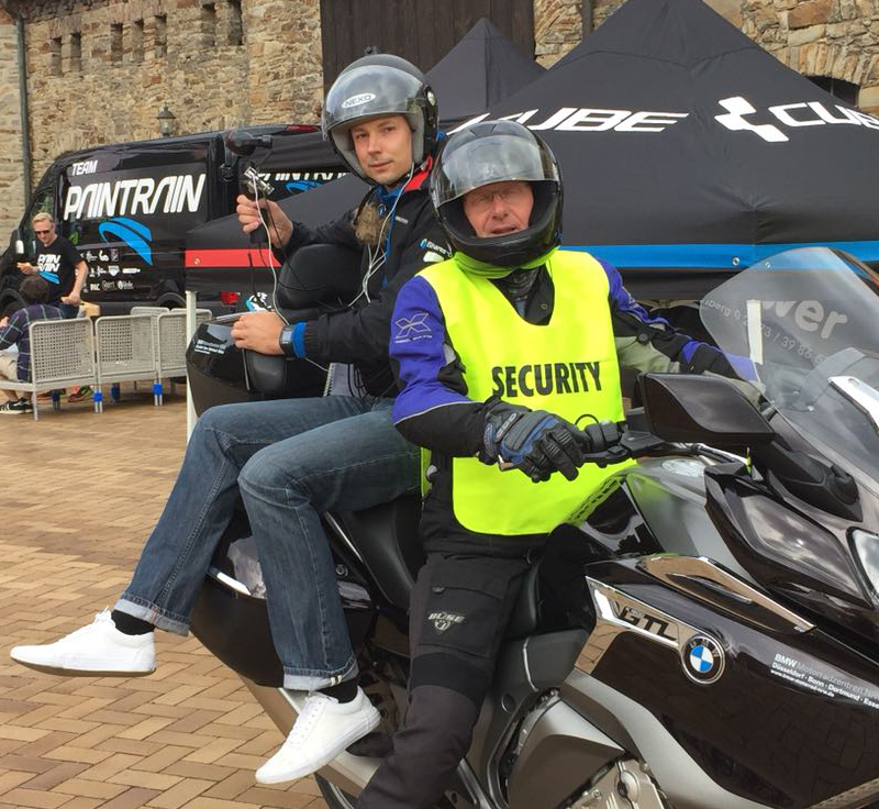 Sven Stoecklein auf Motorrad bei der 3 Ländermeisterschaft